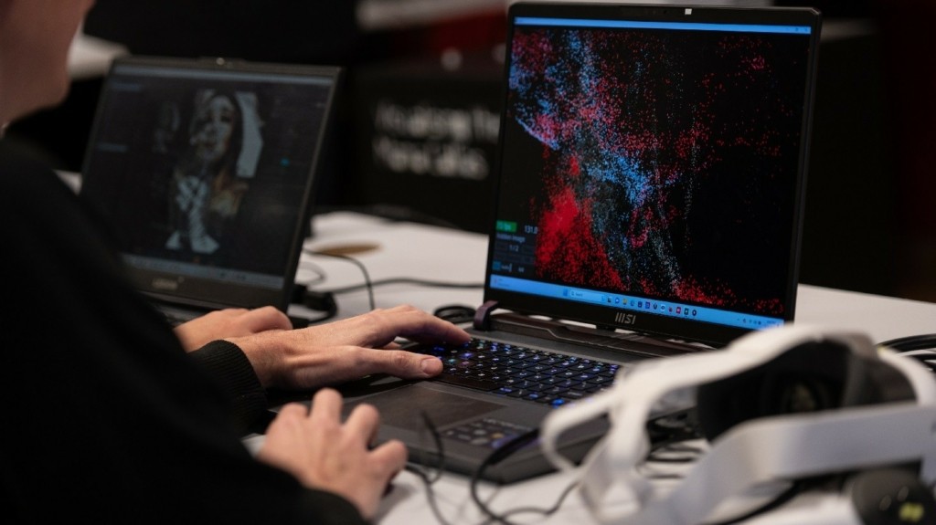 ΕΛΣ, Εγκατάσταση Visualising the Voice of Maria Callas – φωτό Γ. Καλκανίδης (3)