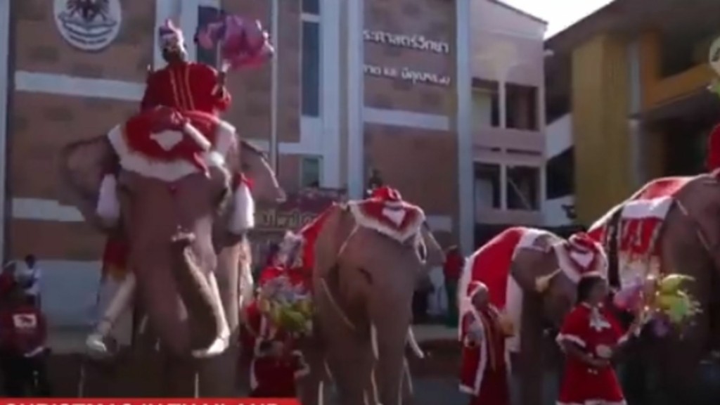 santa elefantes tailandi 987- new