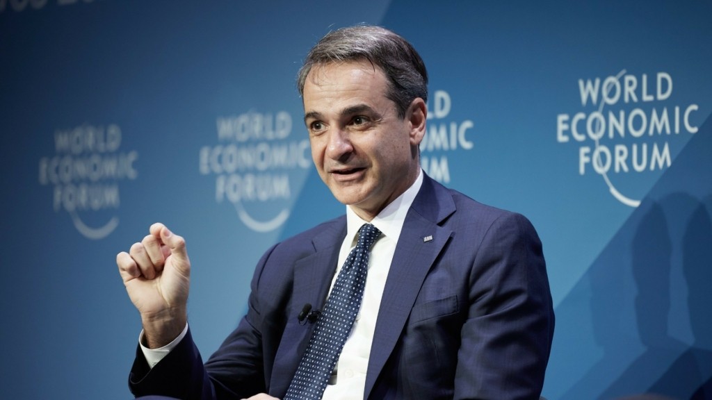 mitsotakis davos 1