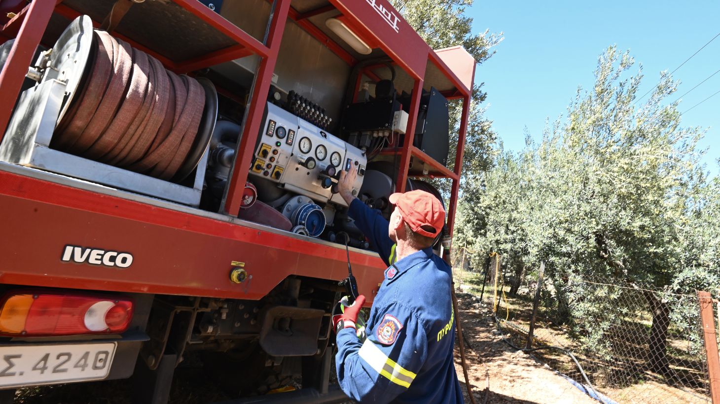 Φωτιά σε αγροτοδασικη έκταση στην Κερατέα