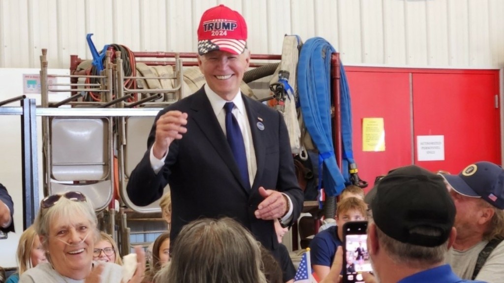 biden trump hat