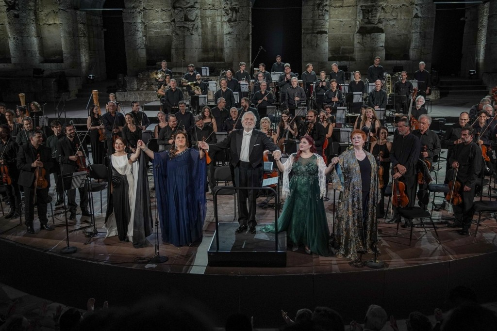 Η Κάλλας στο Ηρώδειο – φωτό Α. Σιμόπουλος