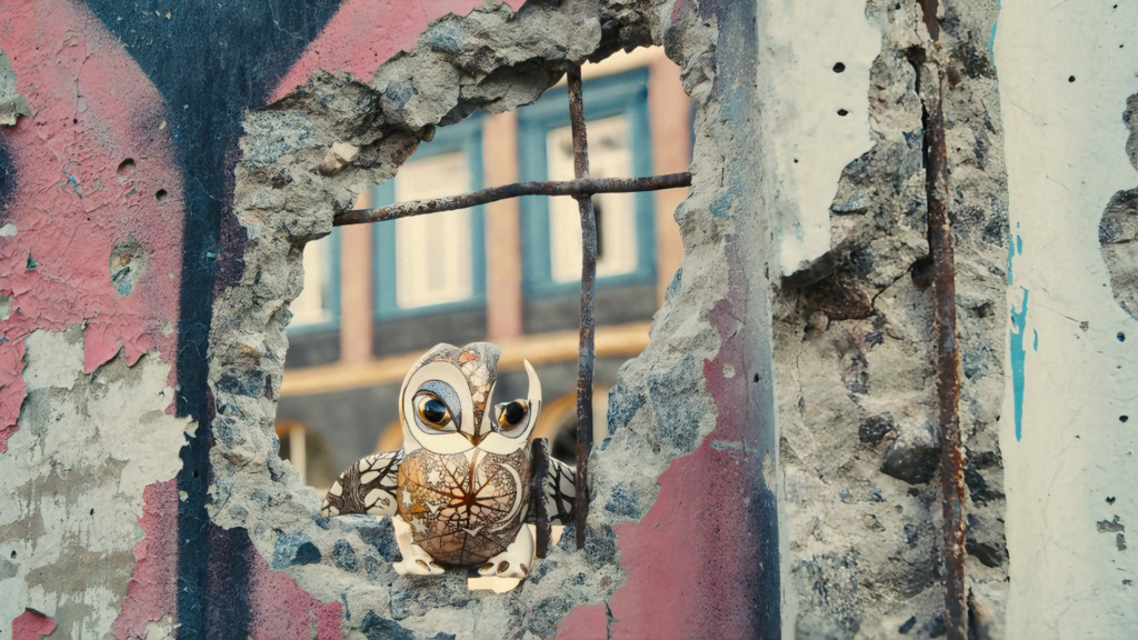 Porcelain+War_Owl+In+Wall