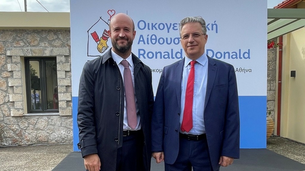 Από αριστερά Mathieu Vallart, Sustainability Director της Ελληνικός Χρυσός, Χρήστος Μπαλάσκας, Πρόεδρος της Ελληνικός Χρυσός 1