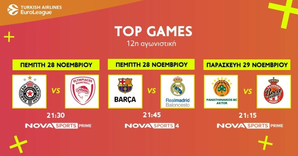 EuroLeague_12η αγωνιστική