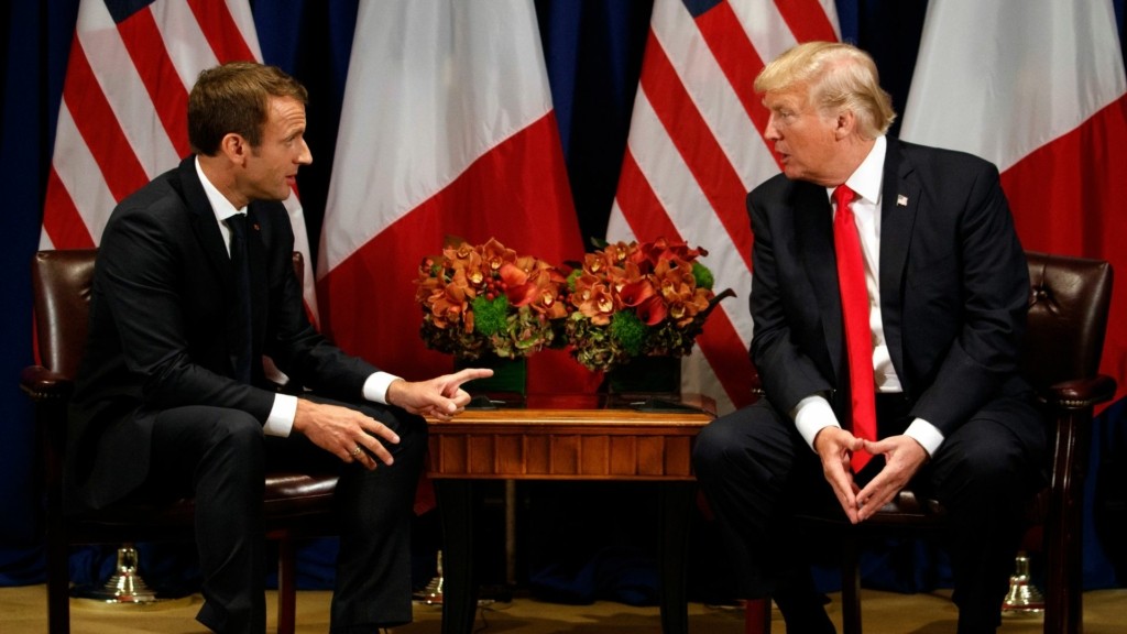 trump makron new