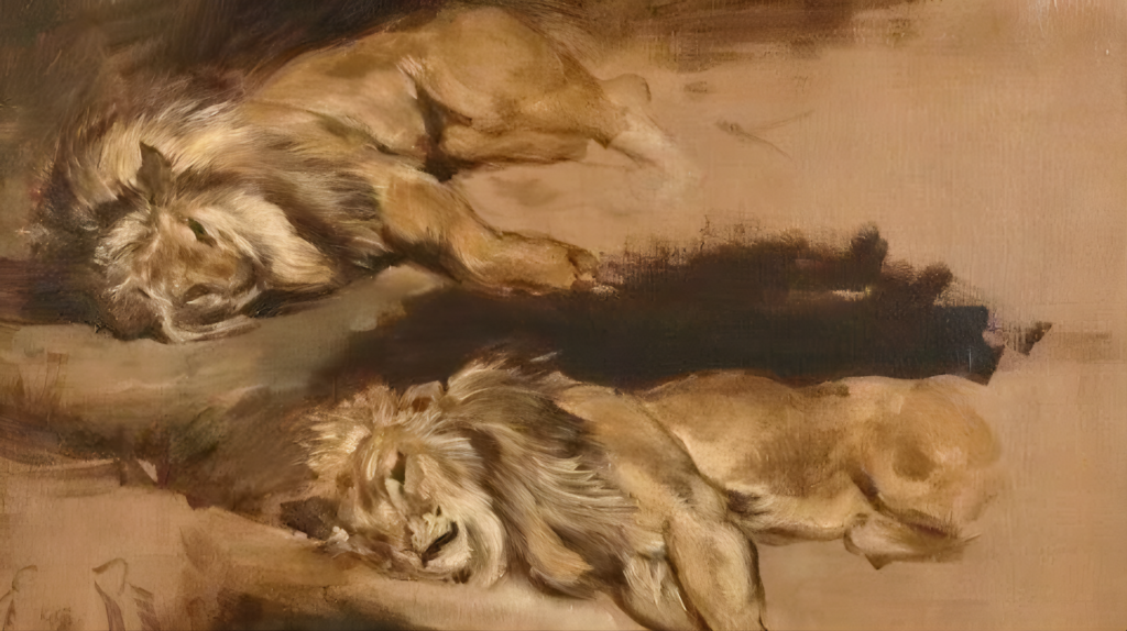Delacroix_lions