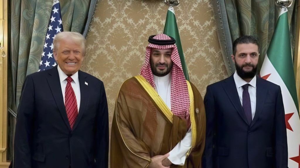 TRUMP-BIN SALMAN-AL SHARAA