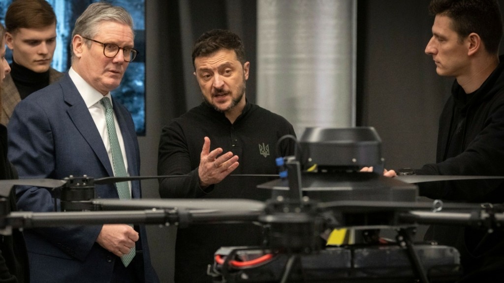 zelensky drone starmer
