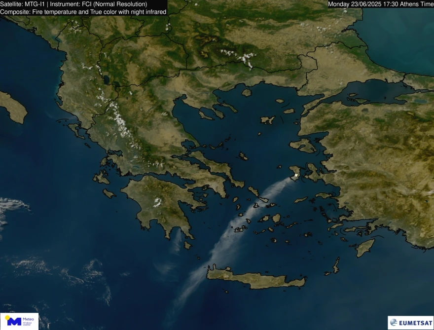 Η καταστροφή στο νησί σε εικόνες από δορυφόρο 3 kapnoi