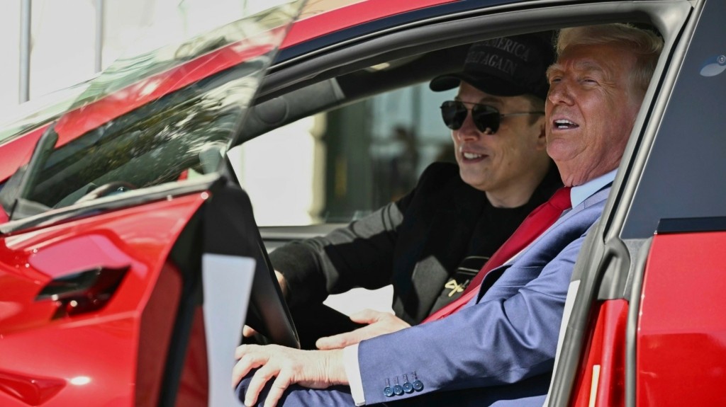 trump musk tesla