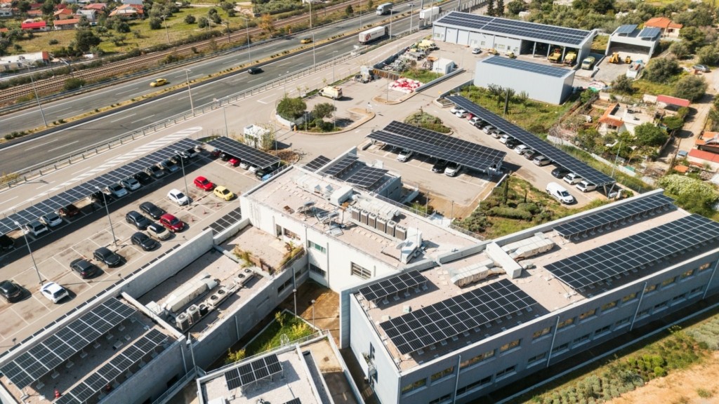 Solar Panels Olympia Odos Nea Peramos