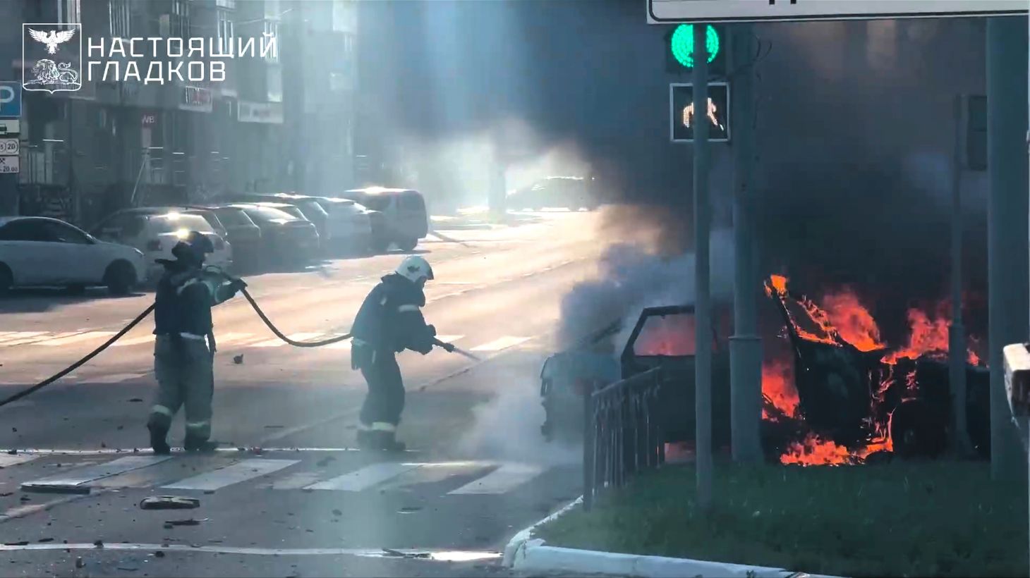 Ρωσία: Φωτιά σε διυλιστήριο και νοσοκομείο από επιδρομή ουκρανικών drones