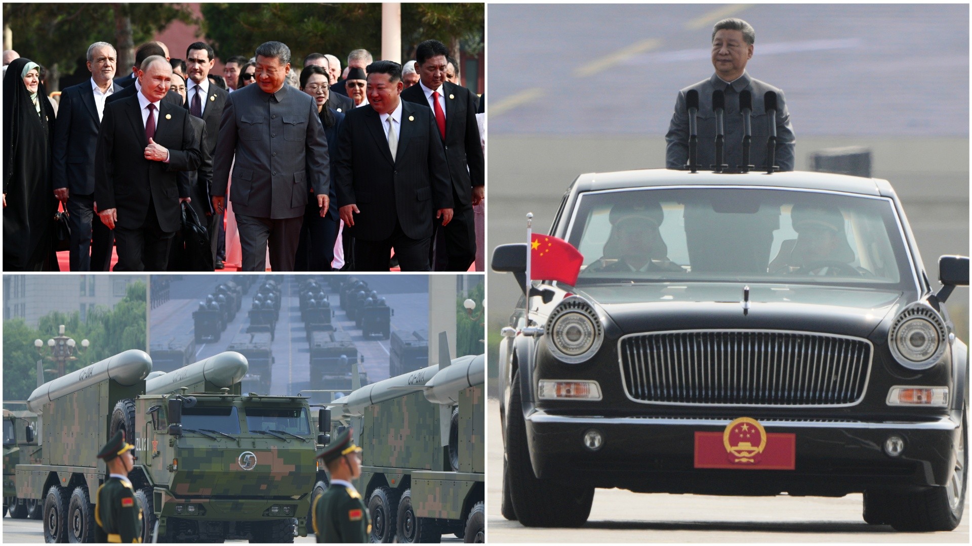 Επίδειξη δύναμης από την Κίνα στη στρατιωτική της παρέλαση: Το μήνυμα Τραμπ και η συμμαχία Σι, Πούτιν και Κιμ (Video)