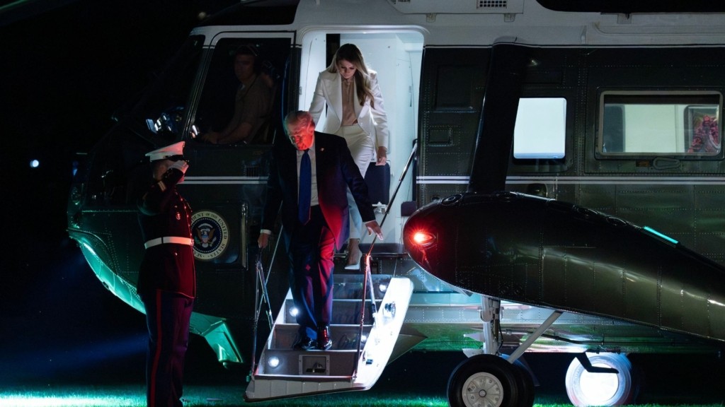 trump melania elikoptero – new