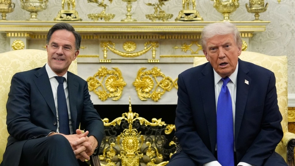 trump rutte white house