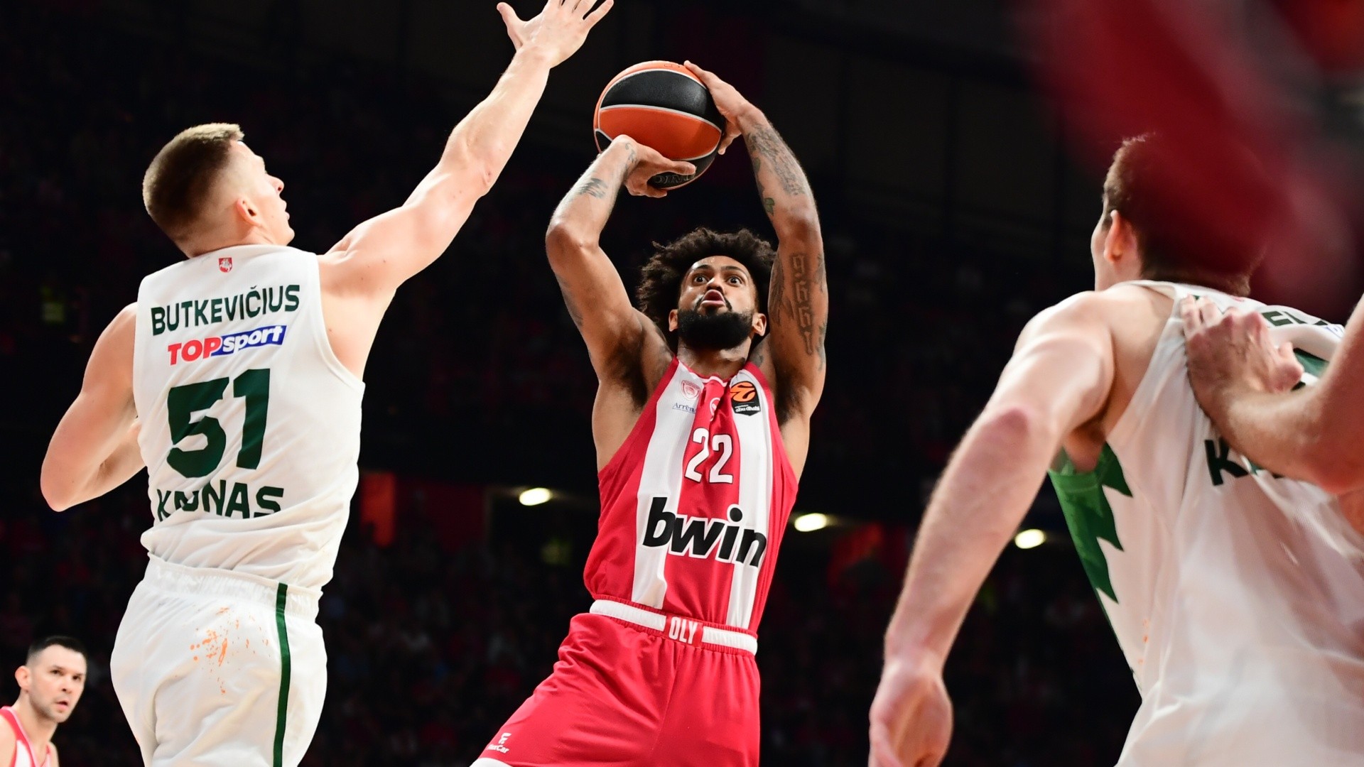 Euroleague: Περίπατο στο ΣΕΦ ο Ολυμπιακός με Ντόρσεϊ… on fire, 95-78 τη Ζάλγκιρις – Ανησυχία για το νέο τραυματισμό του Έβανς