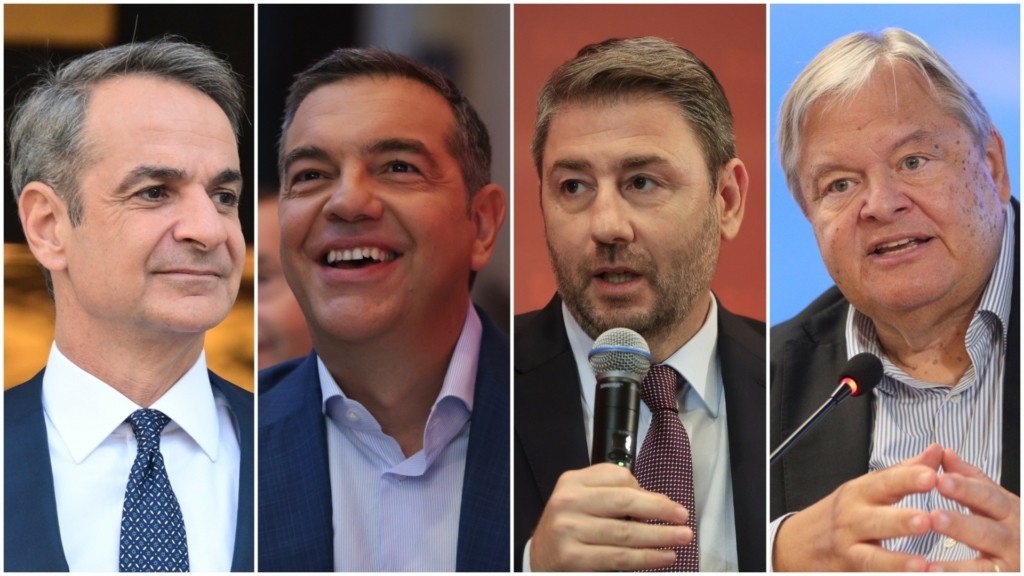 mitsotakis tsipras androulakis beny