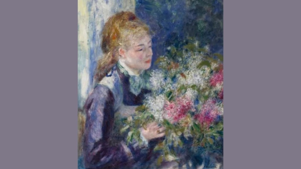 Renoir -«La femme aux lilas»