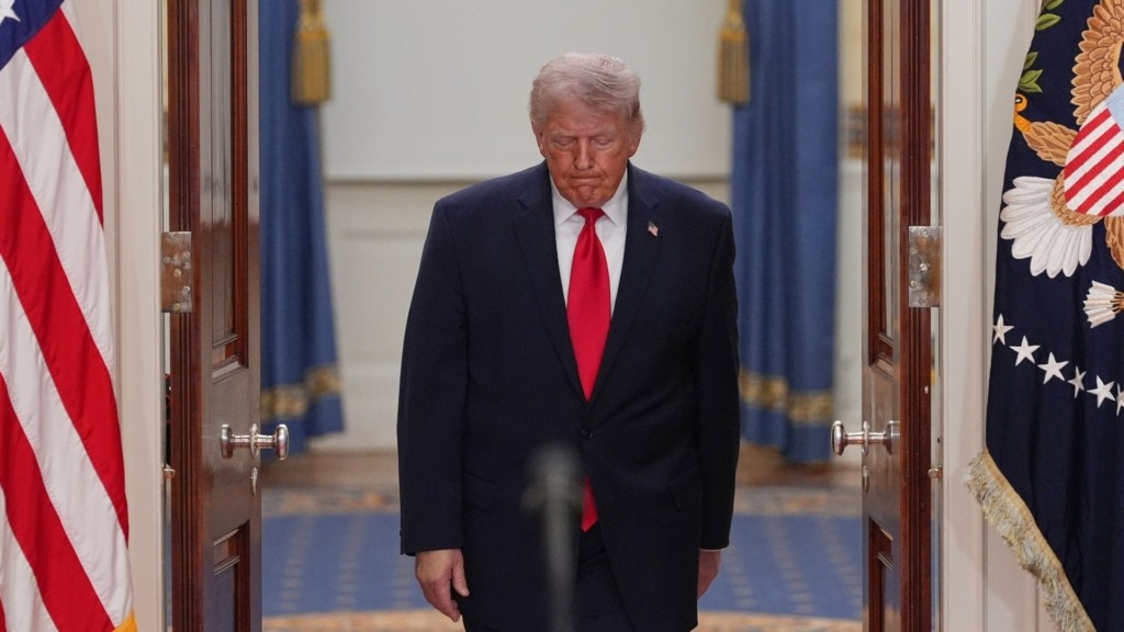 trump sad