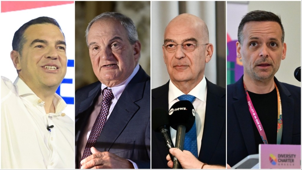 tsipras karamanlis dendias doukas
