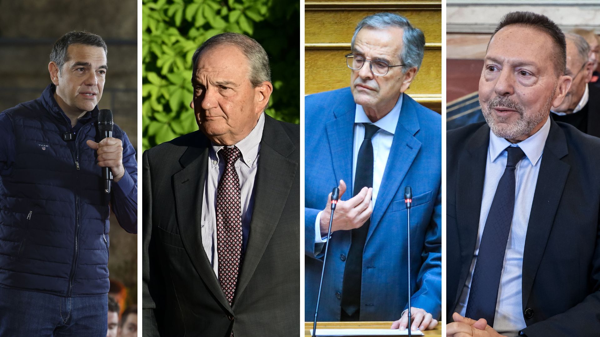 Πόλωση με κερδισμένους βρίσκουν τα γκάλοπ, η επιστροφή Τσίπρα και η τύχη του ΣΥΡΙΖΑ, η παρέμβαση Καραμανλή, η αναμονή Σαμαρά και το ΠΑΣΟΚ για Στουρνάρα