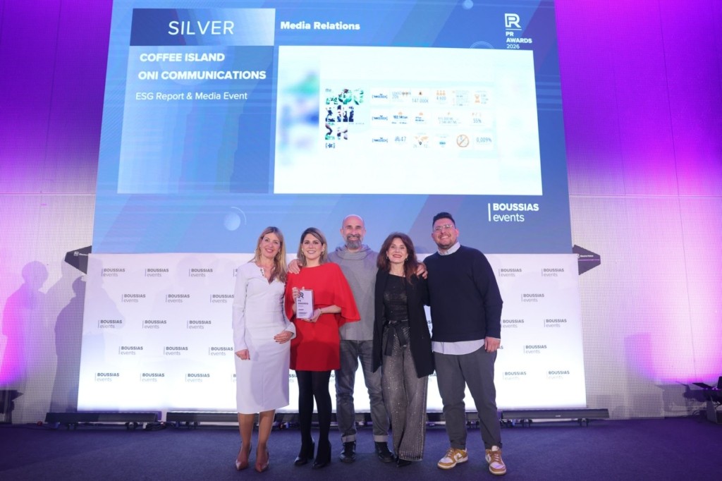 ΟΝΙ COMMUNICATIONS x COFFEE ISLAND_PR AWARDS