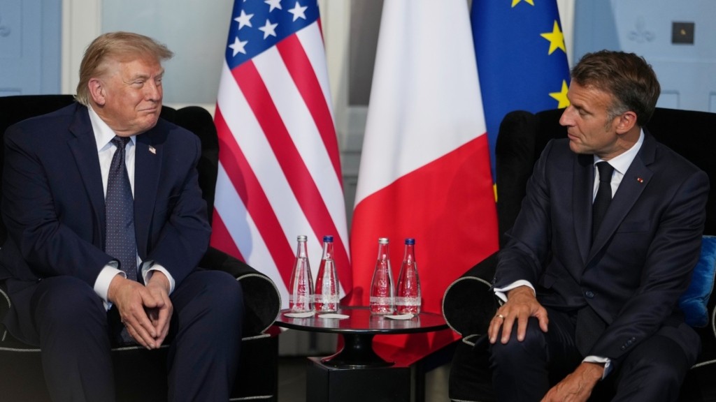 macron trump