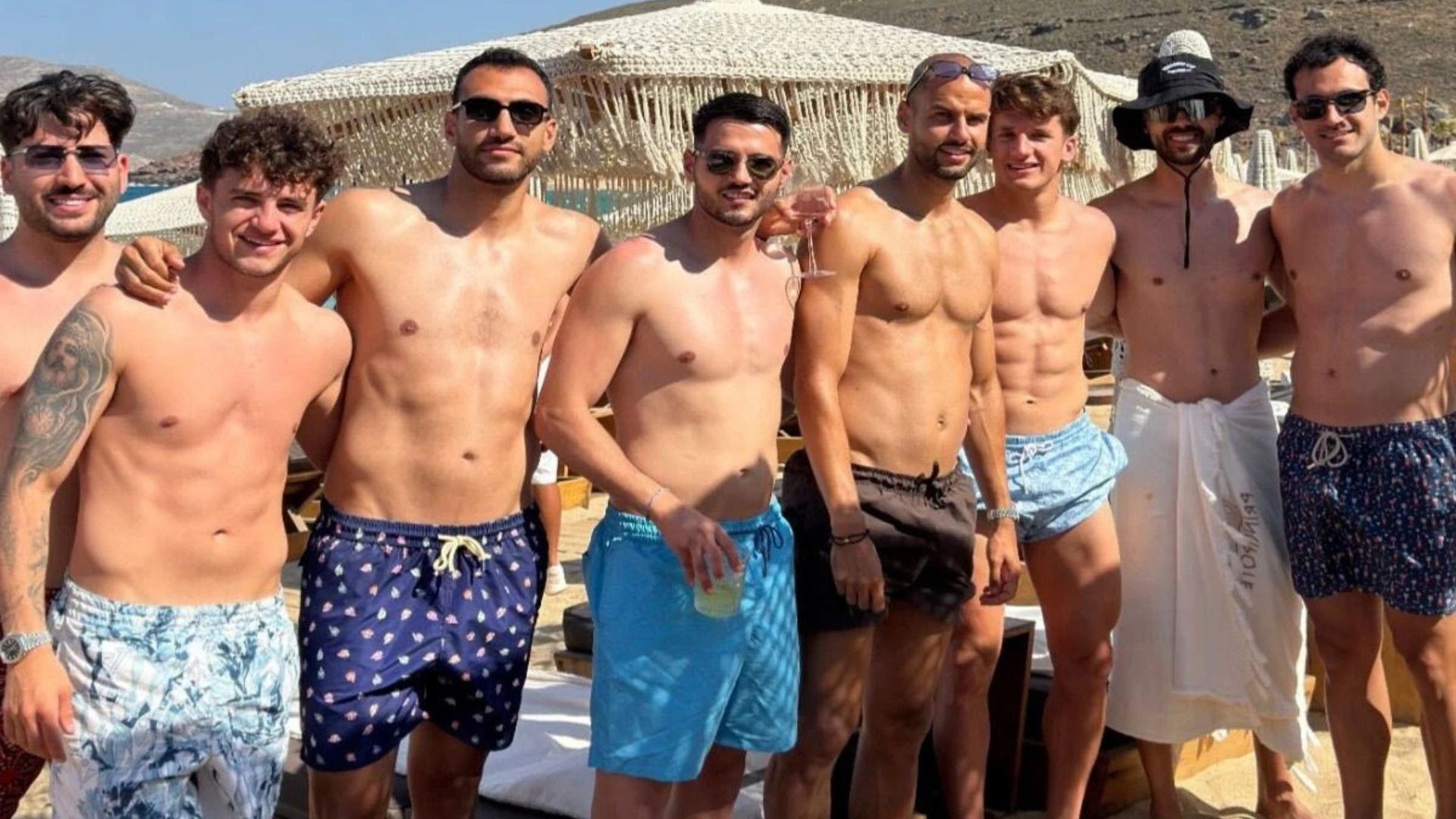 Στη Μύκονο για το bachelor party του ο Βαγγέλης Πα
