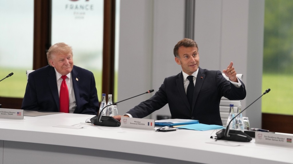 trump-macron