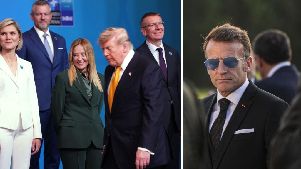 nato trump melon – makron – new
