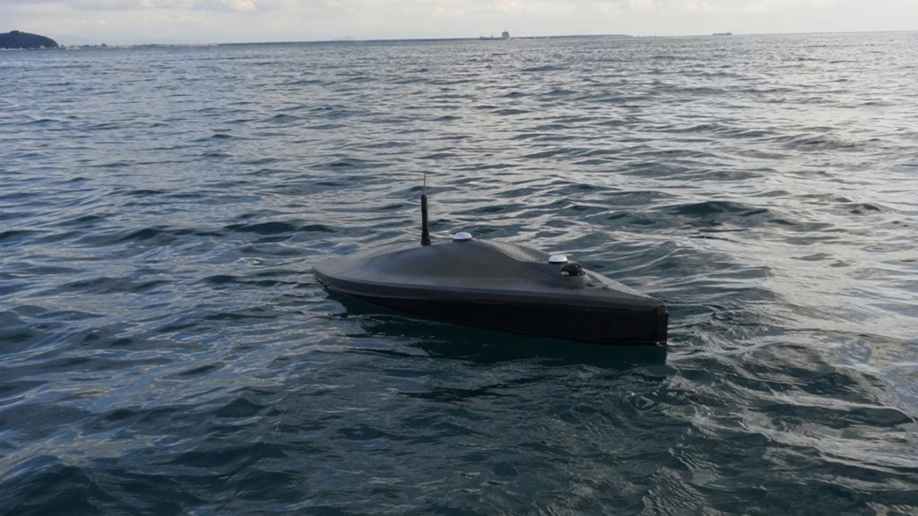 drone sea water