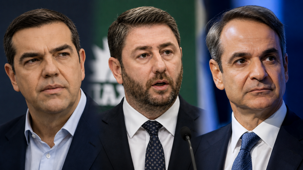 mitsotakis tsipras androulakis