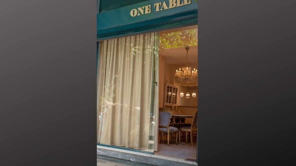 one table