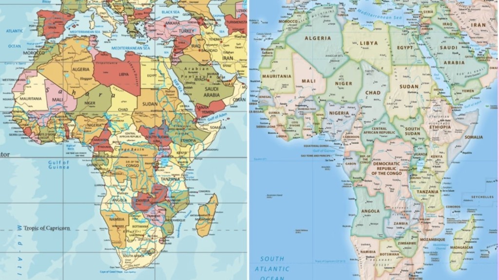 africa map