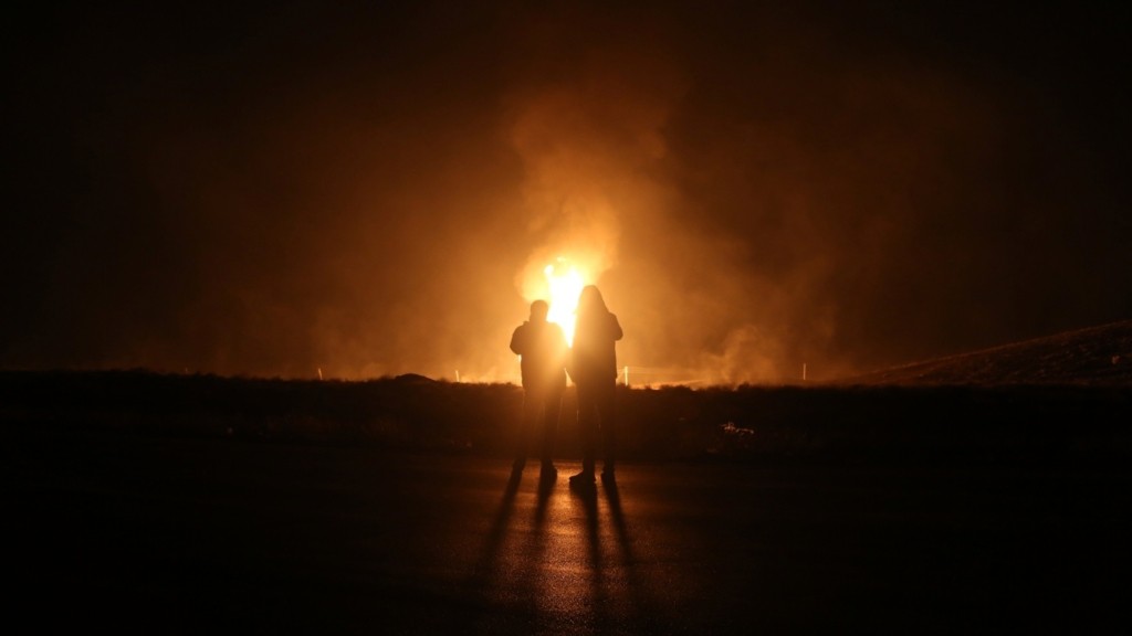 explosion night